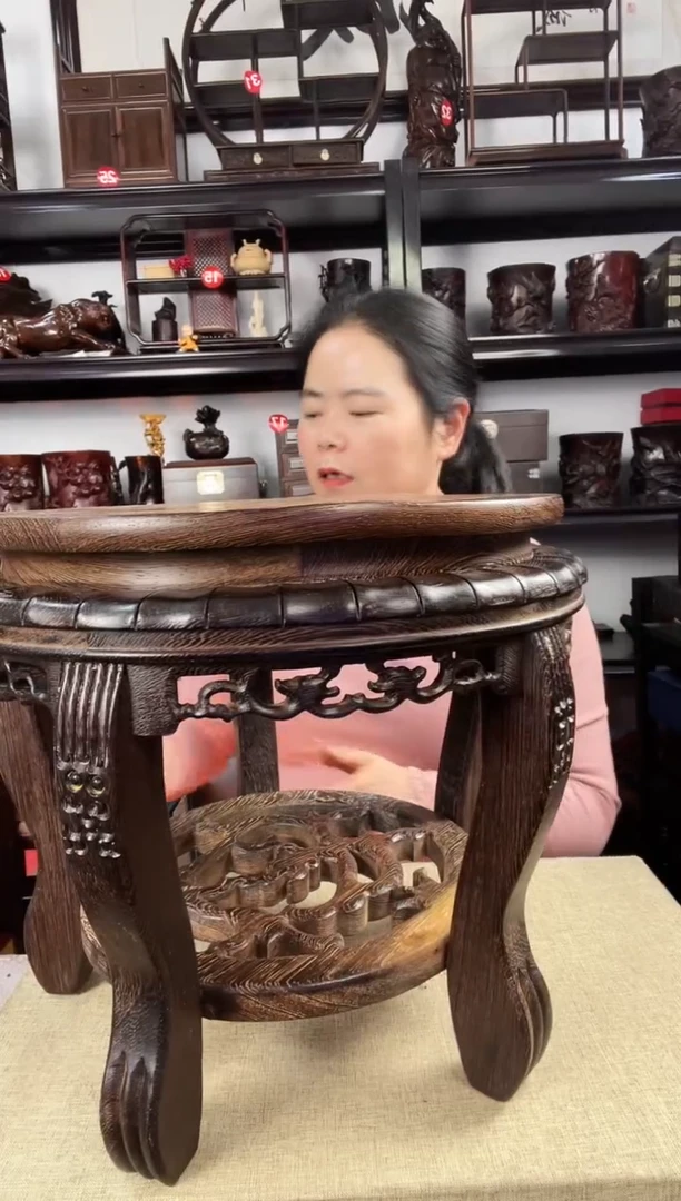 木老李红木工艺品30瑕疵