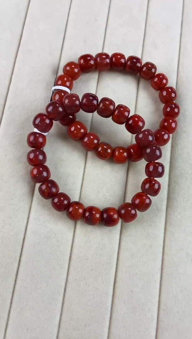 未镶嵌瓦西老型手串11mm南红玛瑙（多样式发其一）