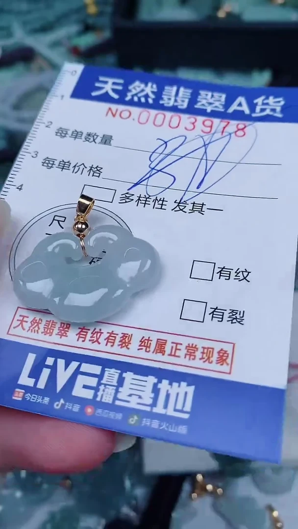 翡翠未镶嵌颈饰00003978