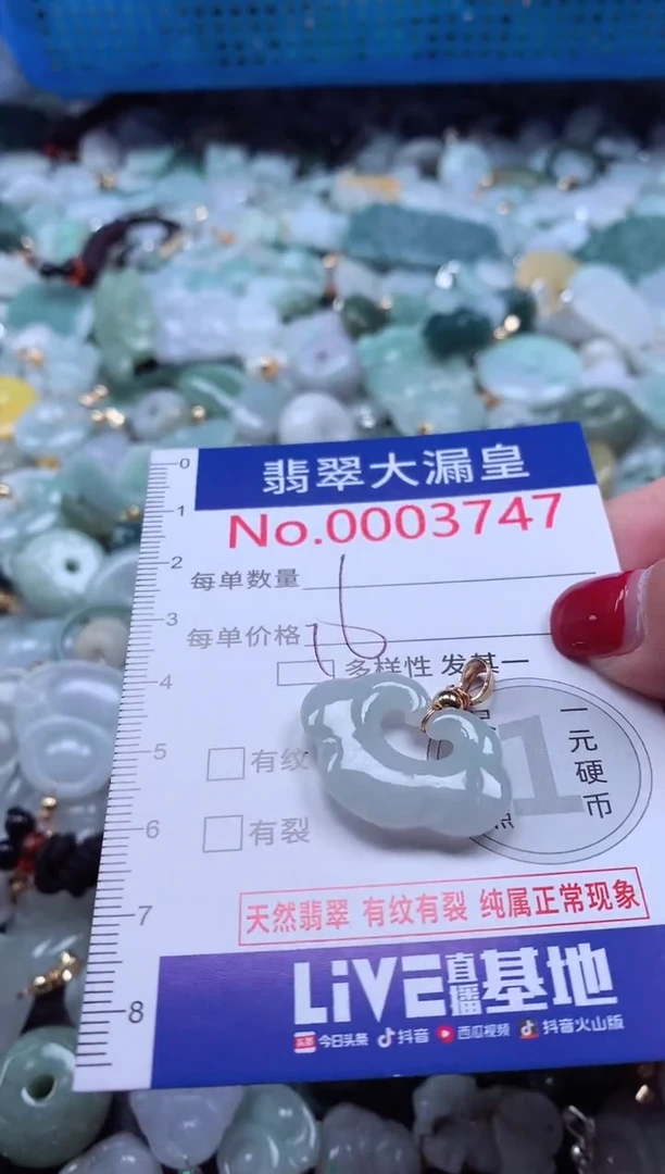 颈饰未镶嵌翡翠3747