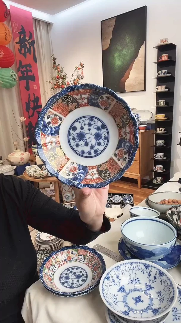 【闪购商品】黑丸 波佐见烧古伊万里