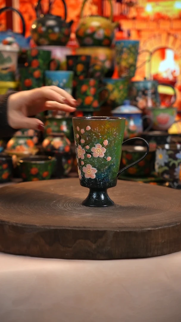 油画   釉下彩   杯子