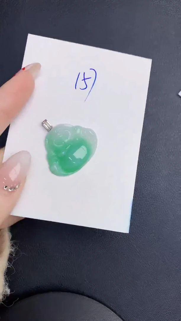 【闪购商品】翡翠颈饰18K金镶嵌0000000000