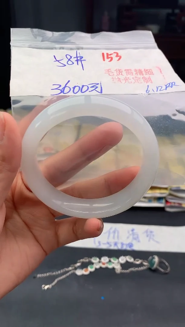 定制翡翠未镶嵌153毛货需精细抛光多样性1件3600元