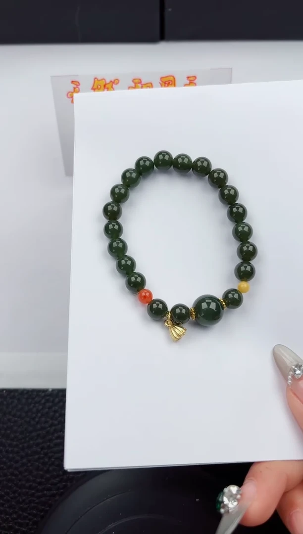 【闪购商品】和田玉手镯未镶嵌022微色差T吊花