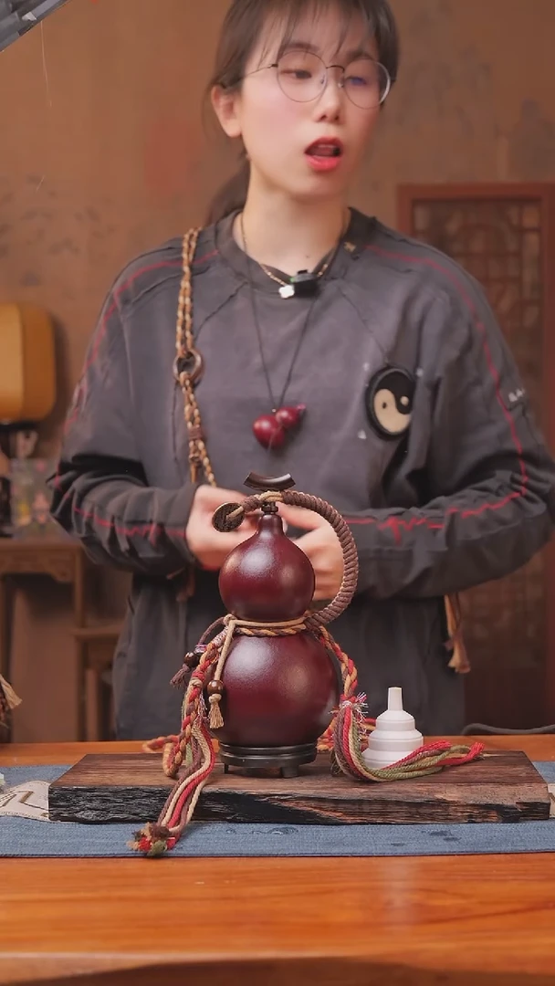 1737号链接精品大漆葫芦现货现发[一物一拍]