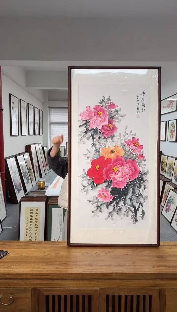 书法陈密01-63*123尺寸手绘同款