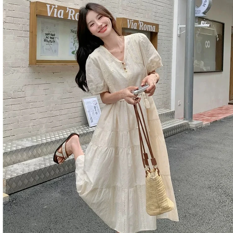 【直播链接】辣妹仙女风高级感夏款气质女吊带长裙收腰显瘦