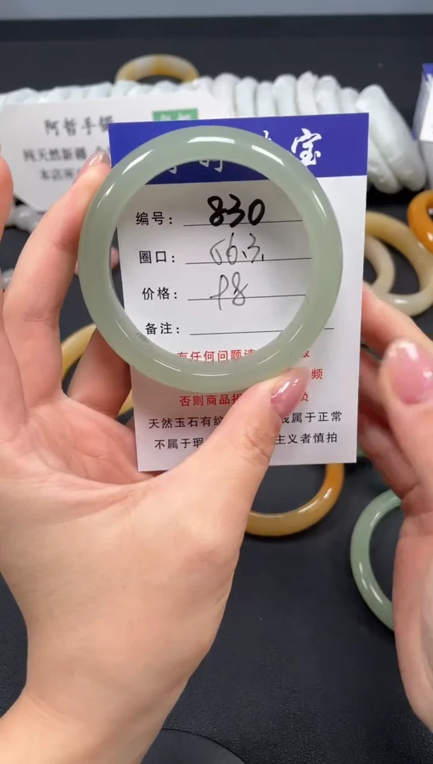 未镶嵌手镯石英质玉56