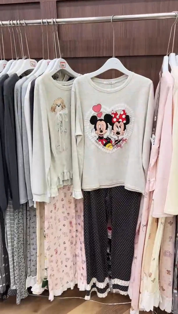 棉小熊长袖长裤XL号130-160斤以下