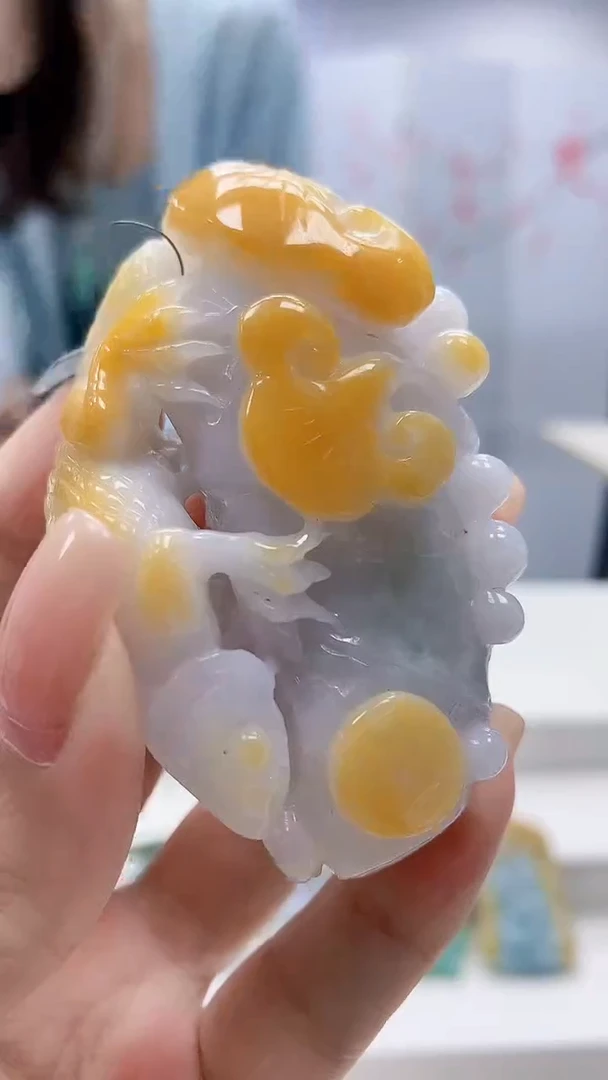 定制翡翠未镶嵌3099xx-毛货挂件22