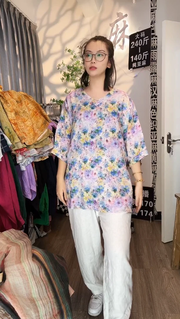 亚麻大码女装系列。140斤-240斤