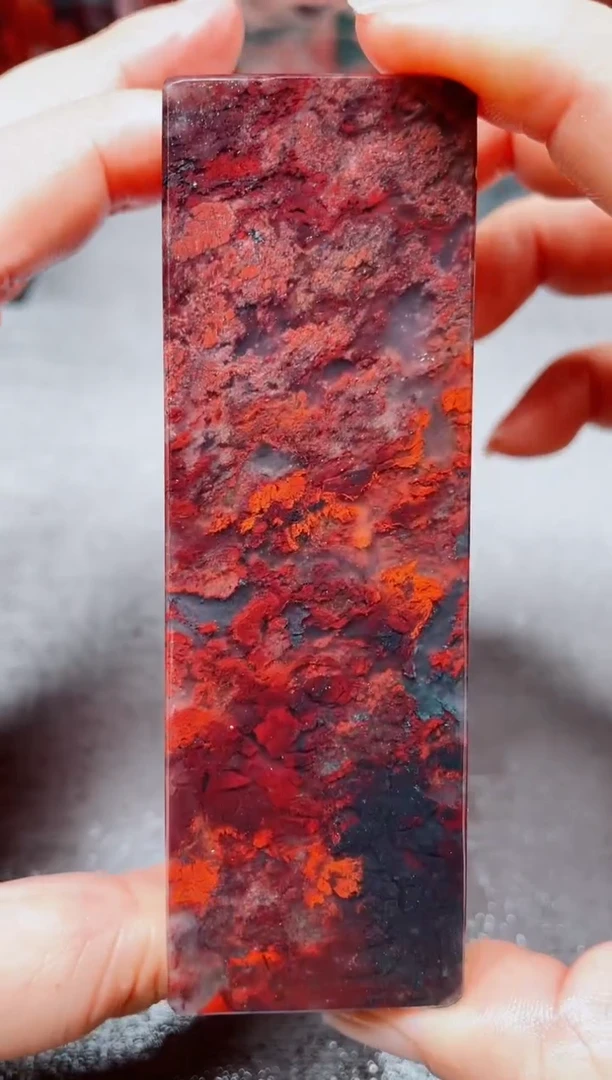 玉桂林鸡血玉素章--27