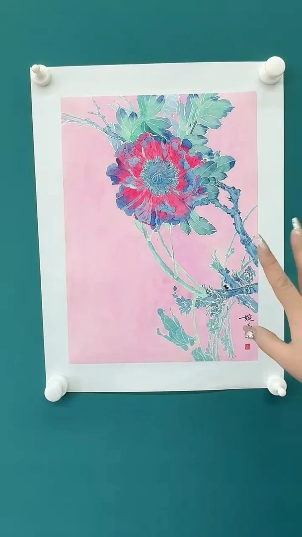 【闪购商品】绘画宁婉玉手绘国画