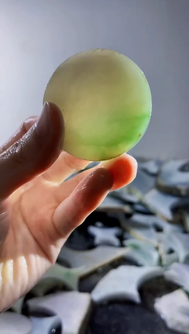 裸石翡翠缅甸翡翠A货文142