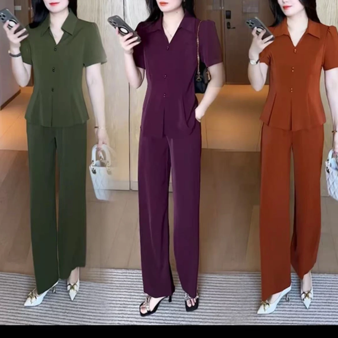 洋气减龄套装女2025夏季新款时尚穿搭气质休闲显瘦两件套