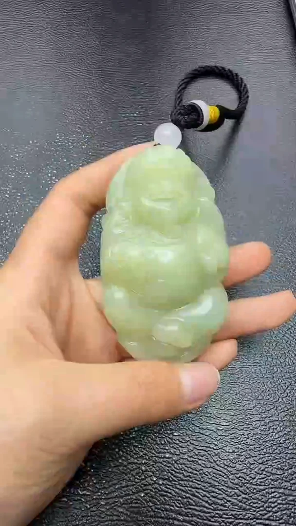 未镶嵌和田玉把件财神精品手把件