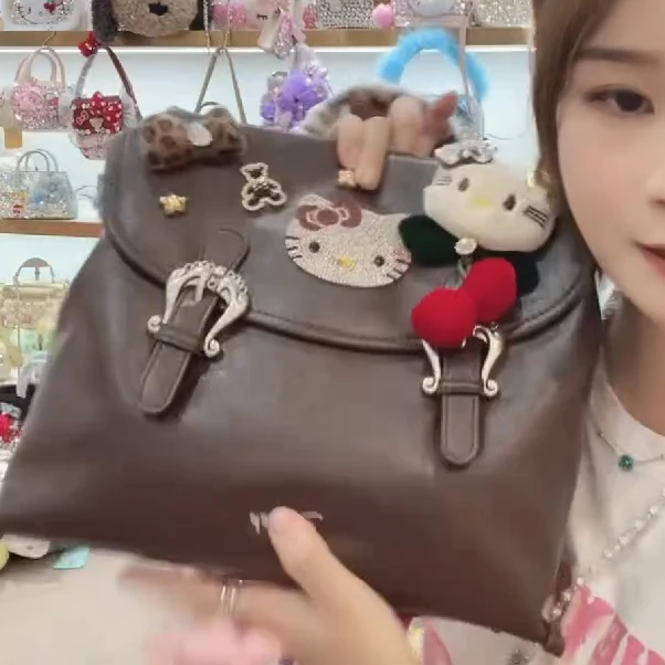 格格家新款定制女包双肩包01185