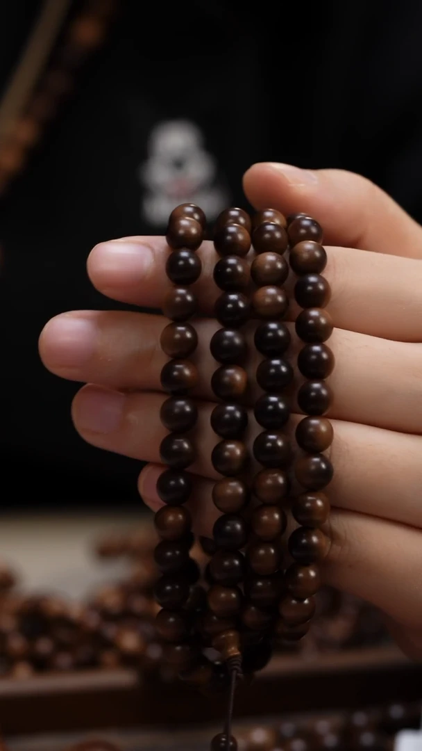 檀香木手串/手链冷****冷特价老山檀香0.8圆珠多圈108颗沉水