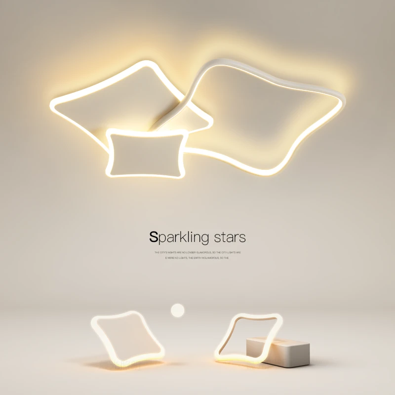 简约现代led吸顶灯创意儿童房卧室灯设计师客厅餐厅2025新款灯具