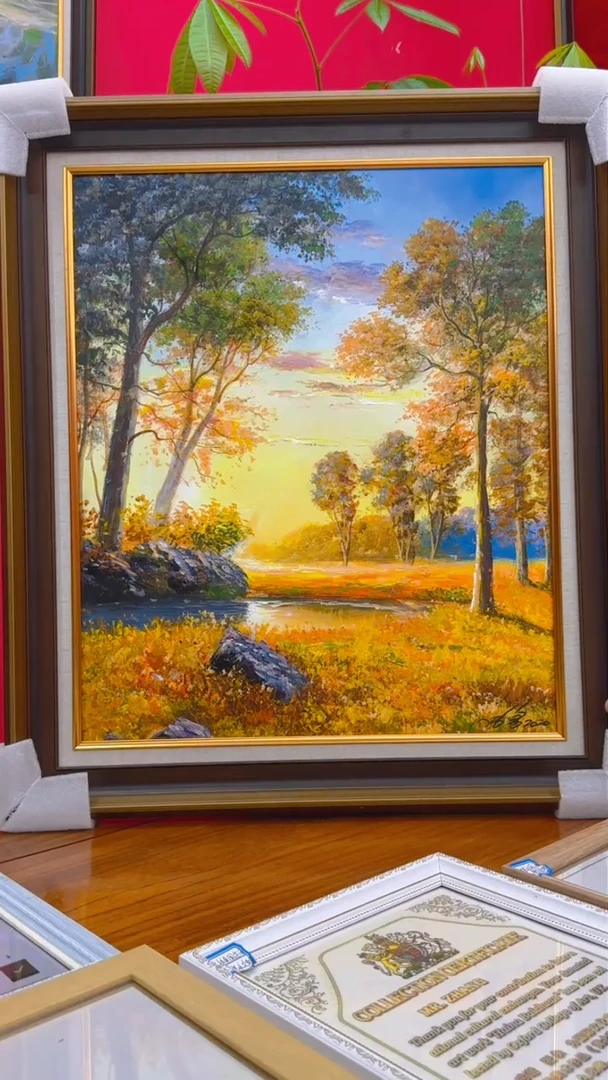 【闪购商品】国画张勇手绘油画