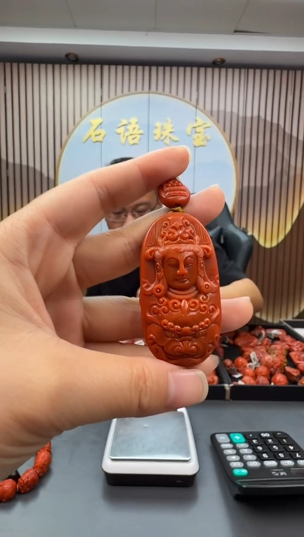 未镶嵌雕刻南红玛瑙140ZB0916产品一个