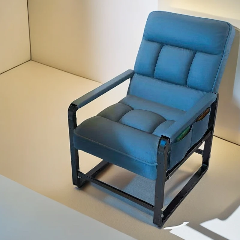 懒人靠背椅躺椅折叠午休办公两用椅可坐可躺电脑椅沙发椅宿舍椅子