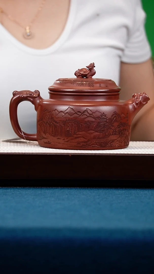 茶壶紫砂玫瑰金砂龙龟德钟