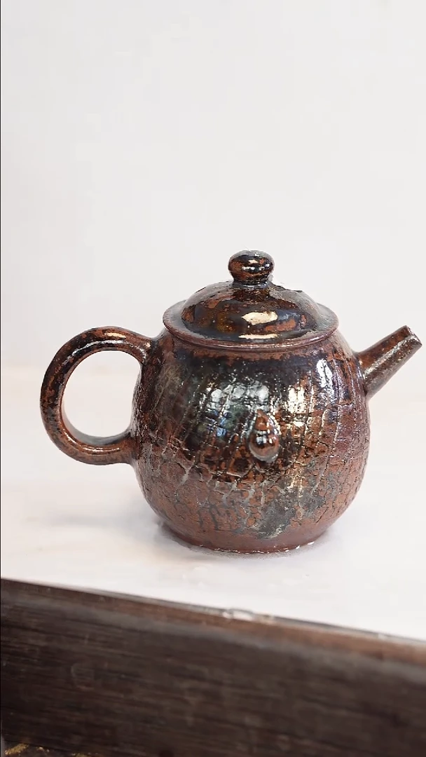茶壶紫砂原矿手工制作