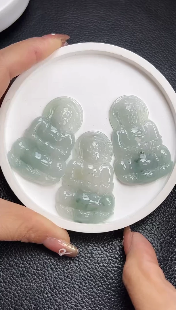 【闪购商品】翡翠颈饰未镶嵌K666-774 观音多样性发一