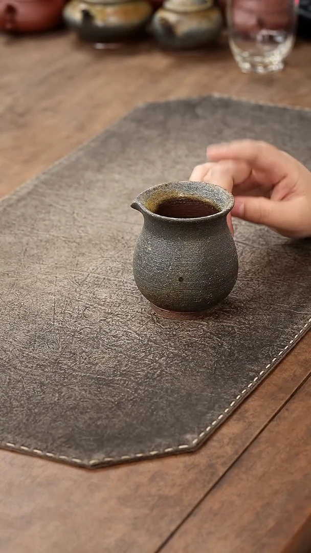 紫砂茶宠柴烧公道杯