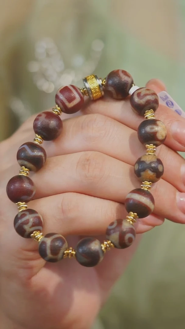 玛瑙/玉髓手串未镶嵌多样性发其一