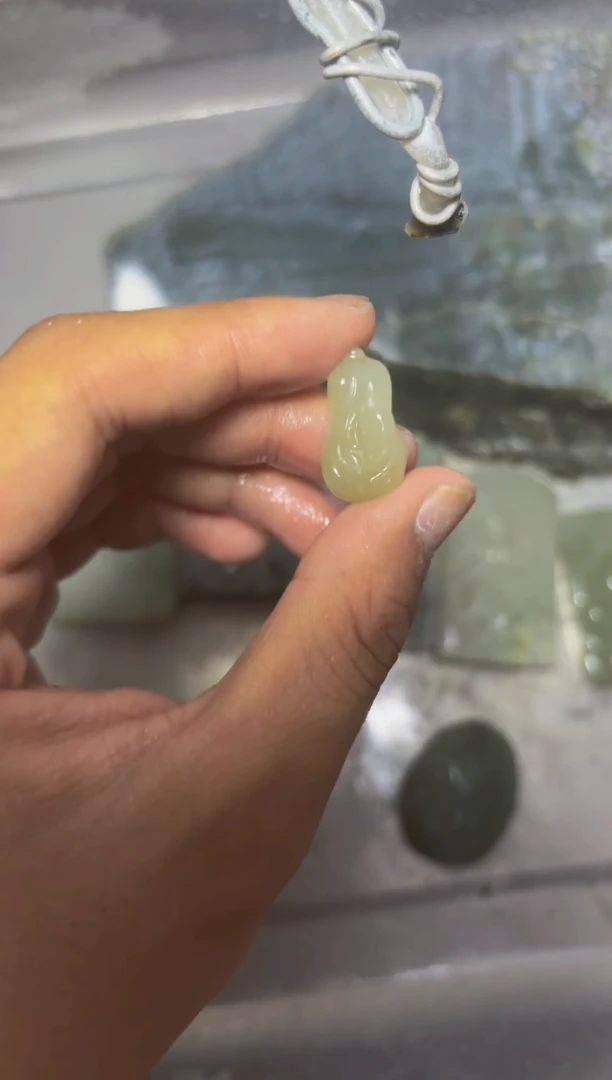 和田玉未镶嵌颈饰和田玉玉白菜多样性发一