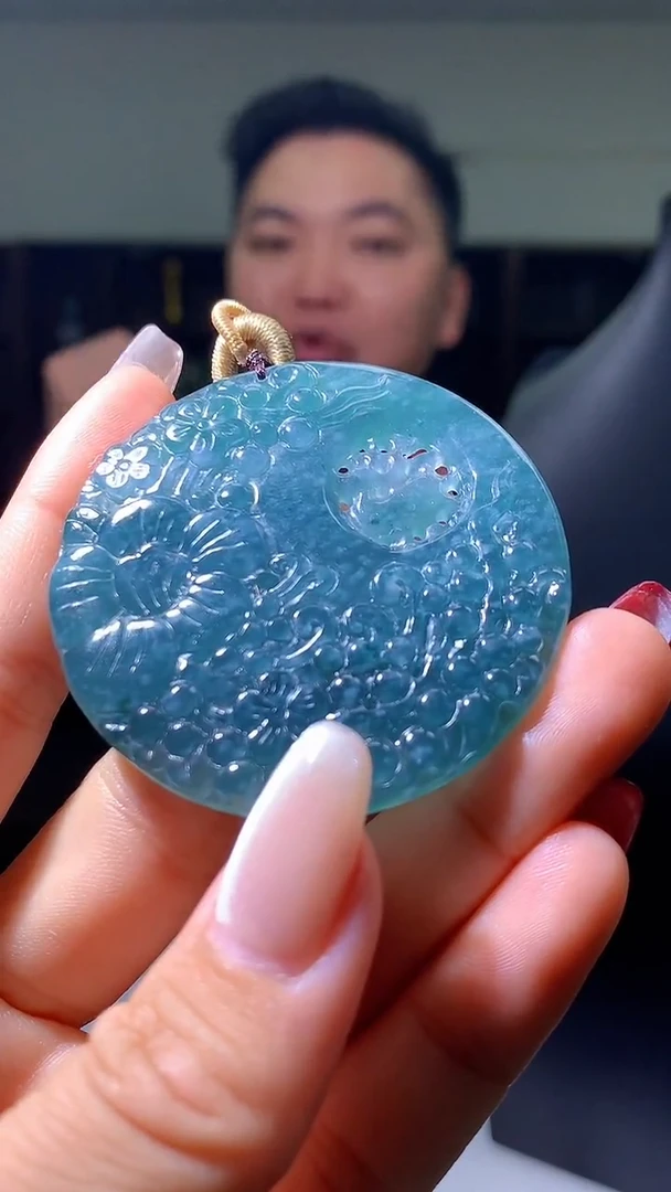 【闪购商品】定制翡翠未镶嵌1057hm-毛货挂件20