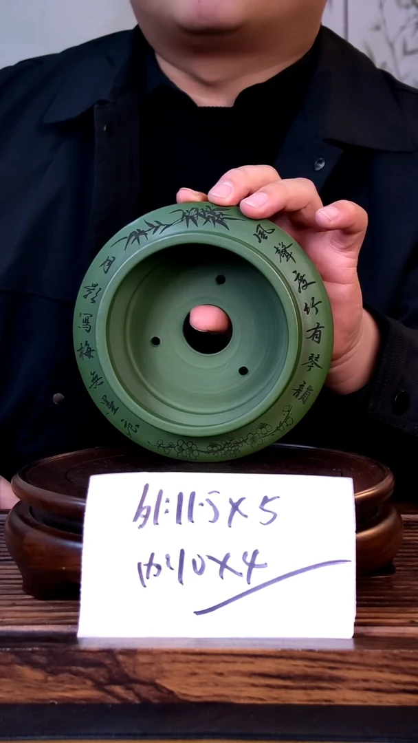 紫砂花盆紫砂花盆-内口10-4