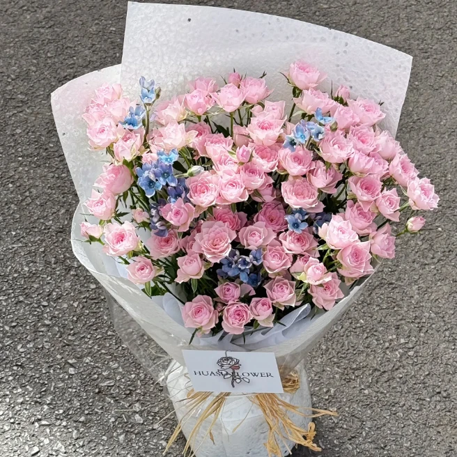 【心情-多头玫瑰】云南鲜花 水分渐变色 家具插花花束搭配基地直发