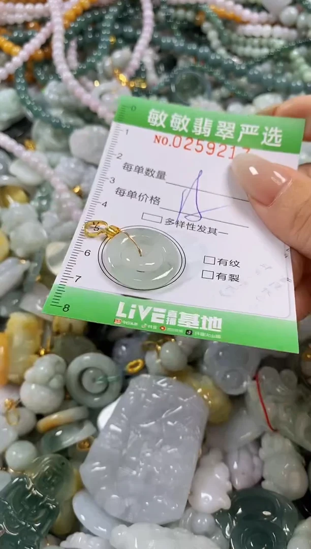 翡翠未镶嵌颈饰闪购0259217
