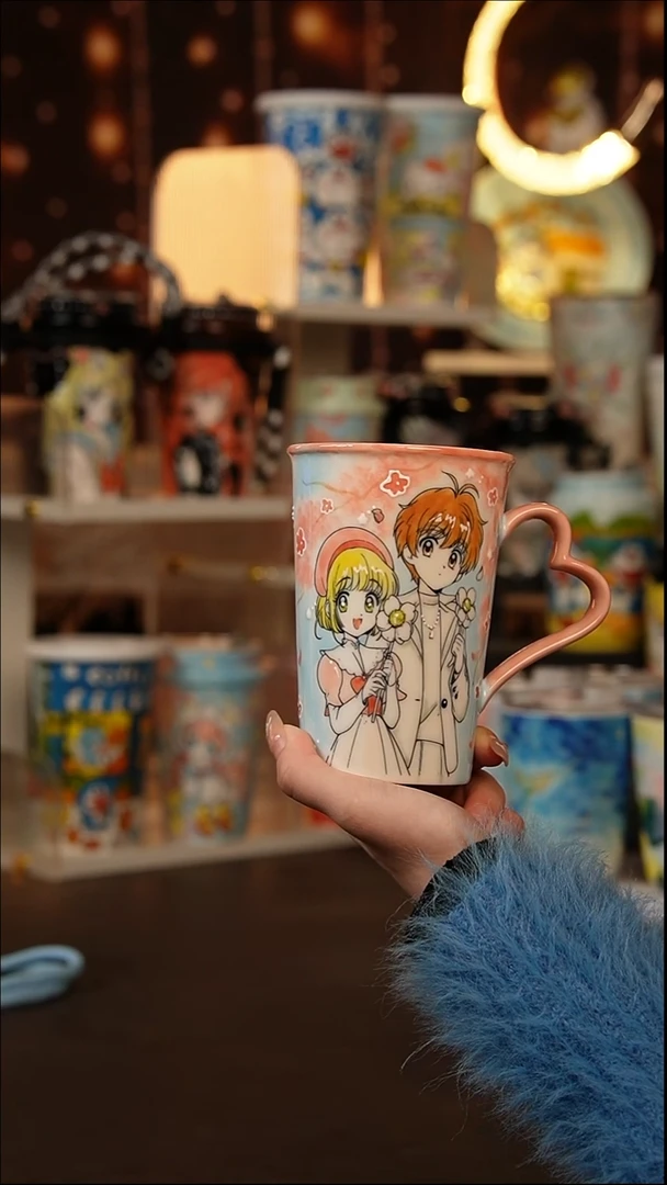 （玉泥）景德镇手工手绘文创陶瓷杯