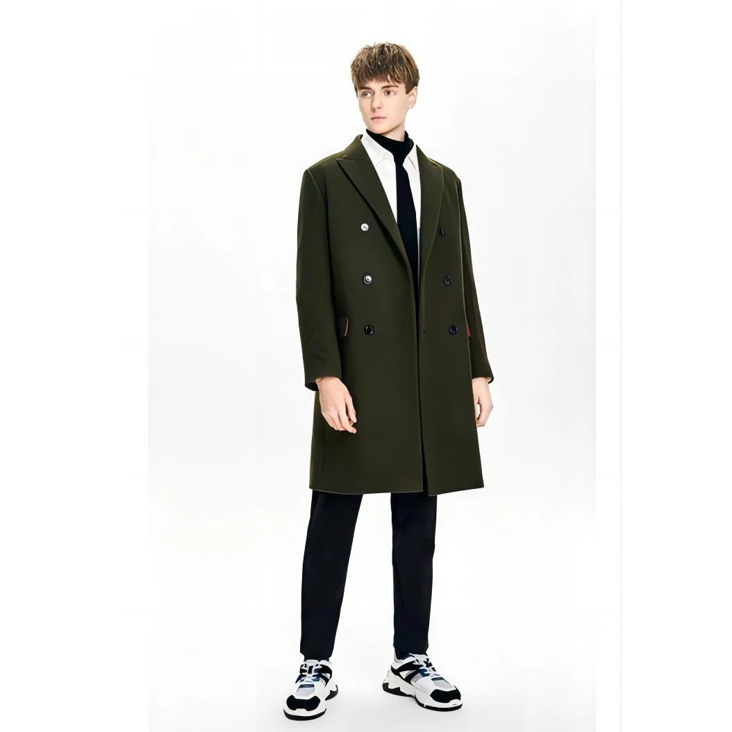 Trendiano长款呢料外套