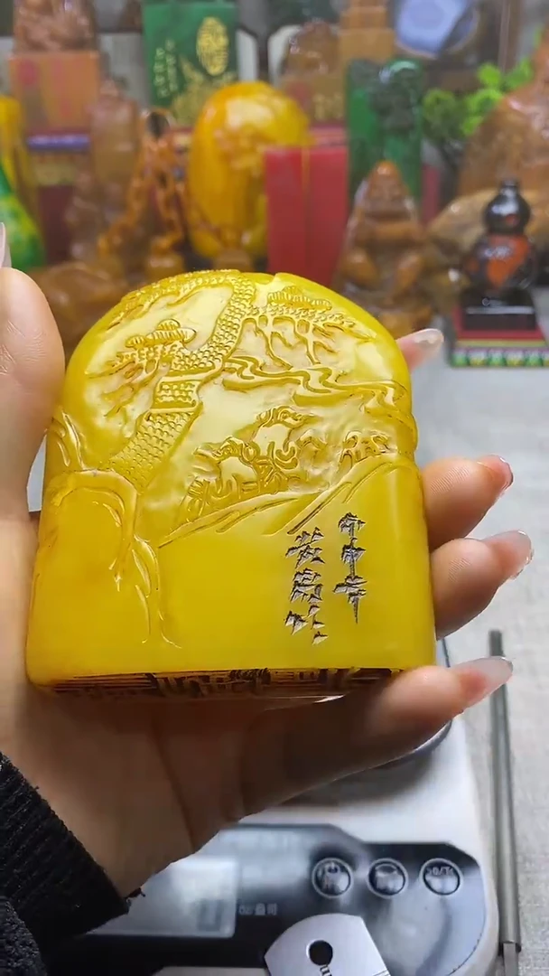 寿山石印石纯天然石料