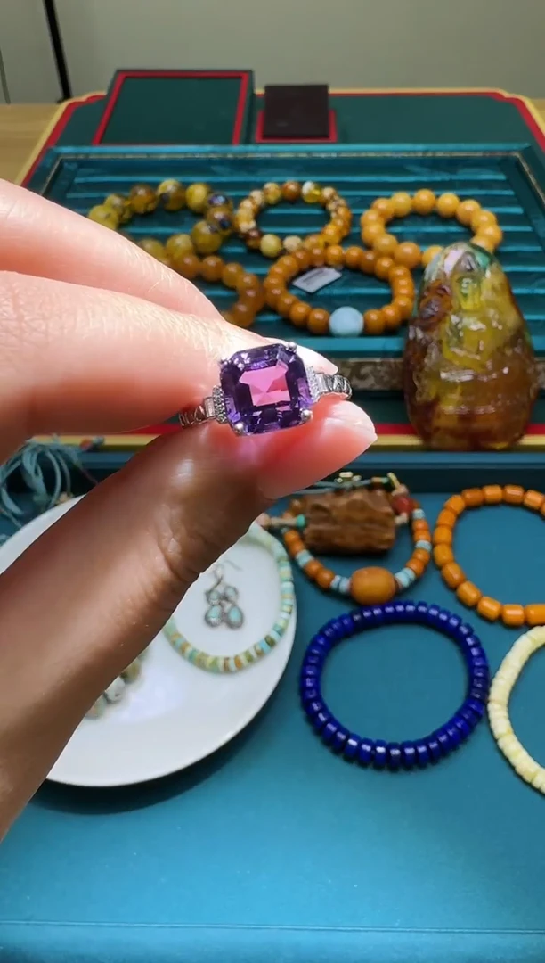 未镶嵌戒指水晶多样性发一788