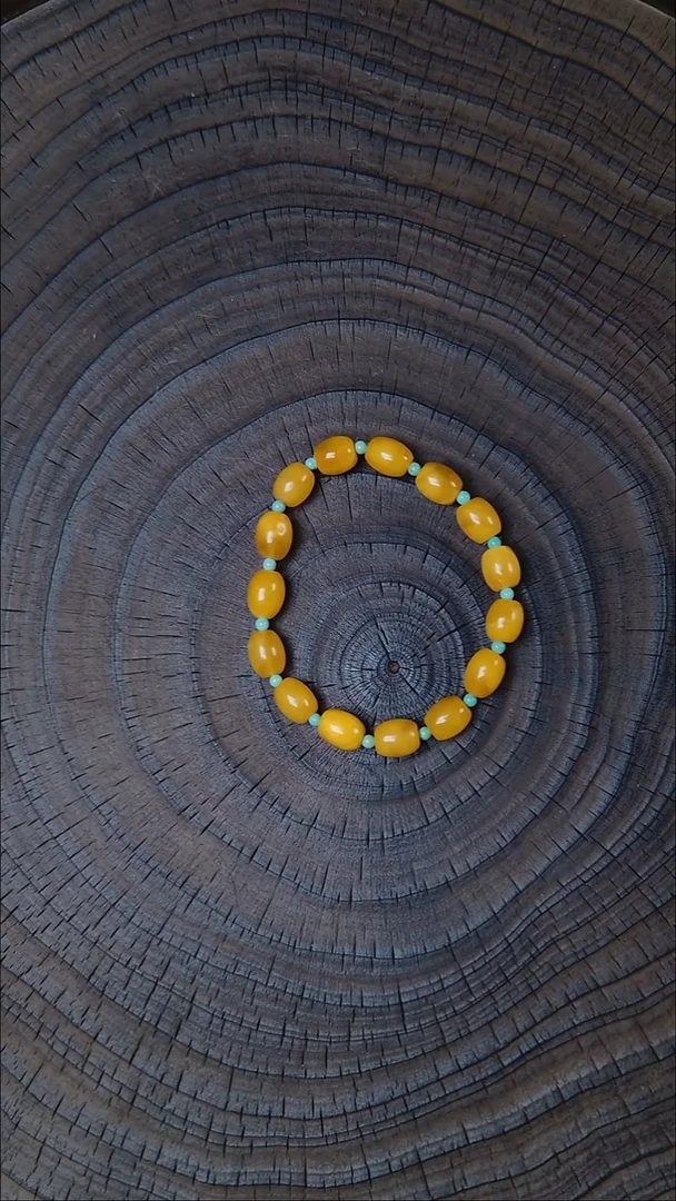 手链蜜蜡未镶嵌福利 枣珠 手链