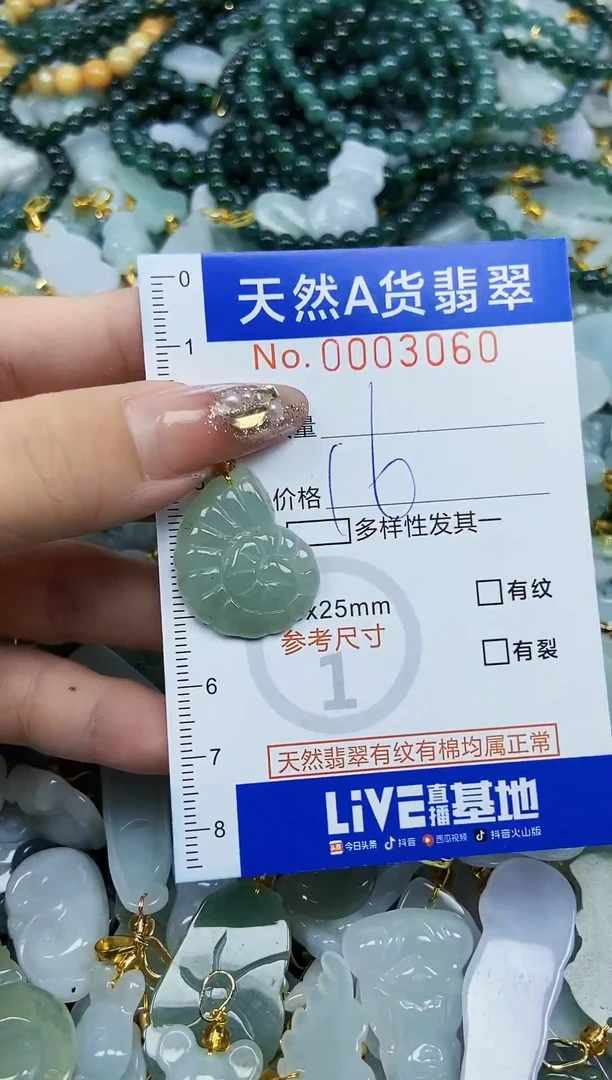 翡翠未镶嵌颈饰天然A货翡翠