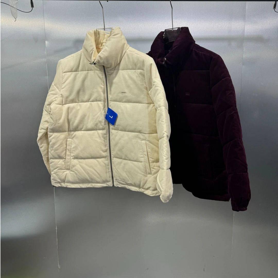 K04-111583-LE春秋季纯色基础舒适百搭棉服外套