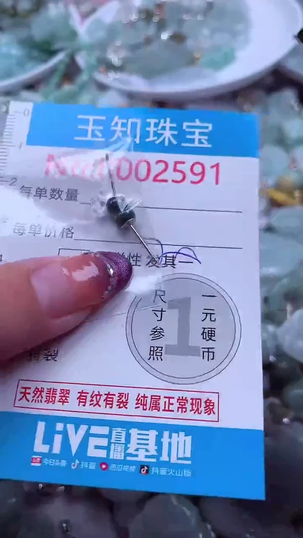 翡翠未镶嵌吊坠(不含链)2591