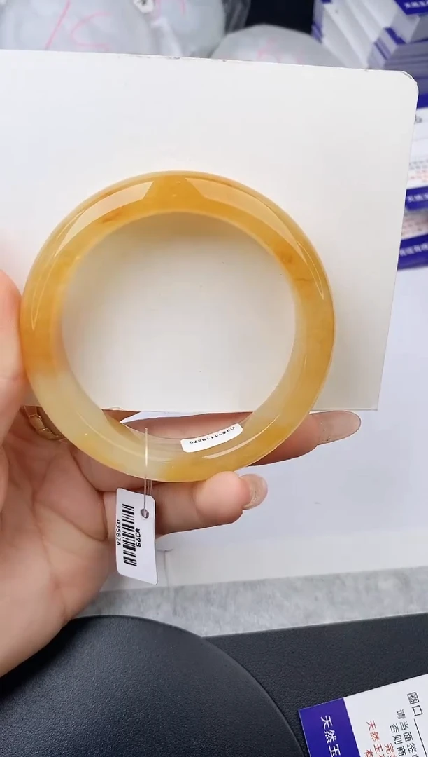 未镶嵌手镯石英质玉w95-HB56+