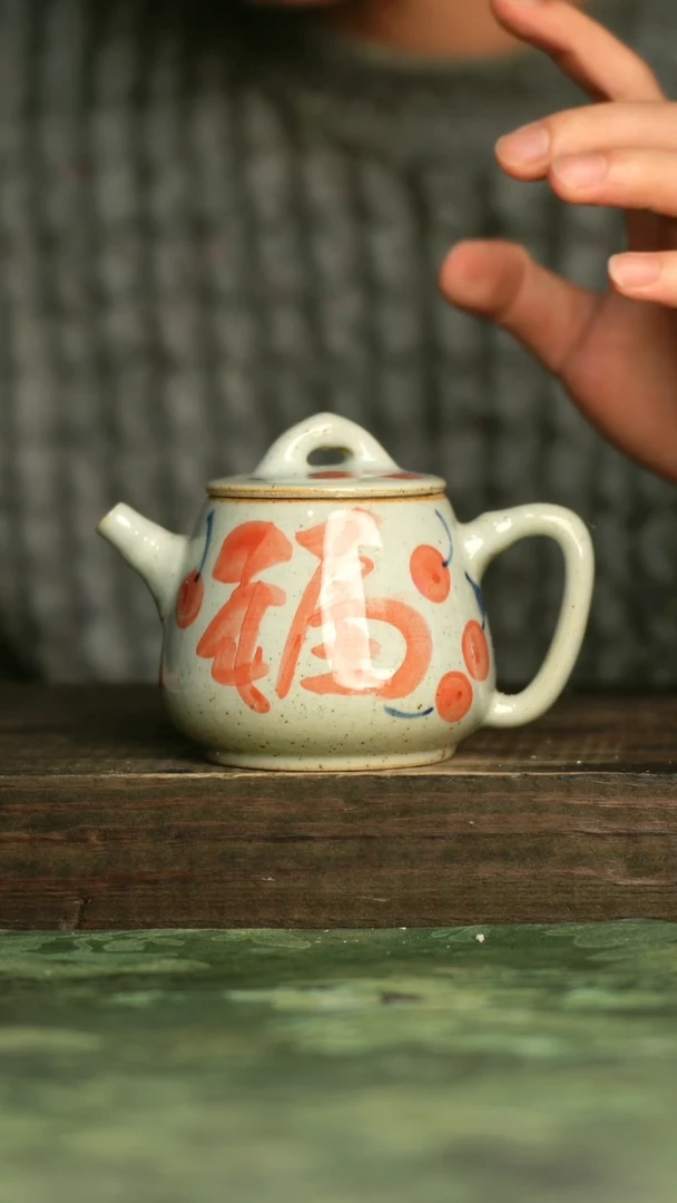 瓷器青诗集手工手绘瓷器