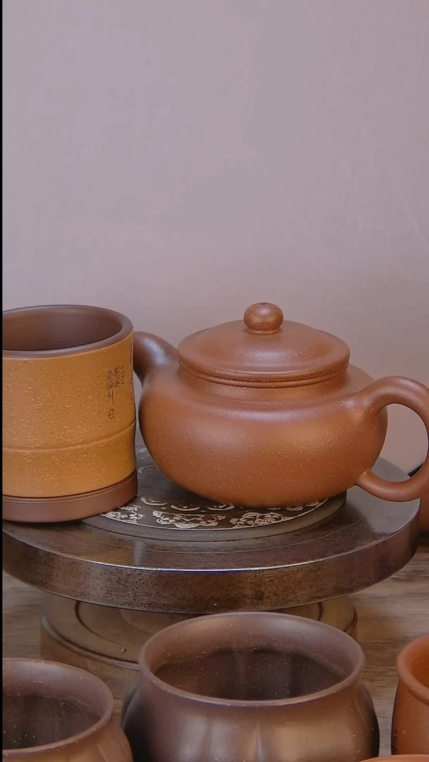 茶壶紫砂云****料降坡泥仿古