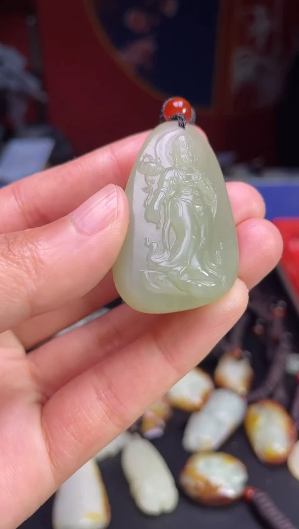 颈饰未镶嵌和田玉123