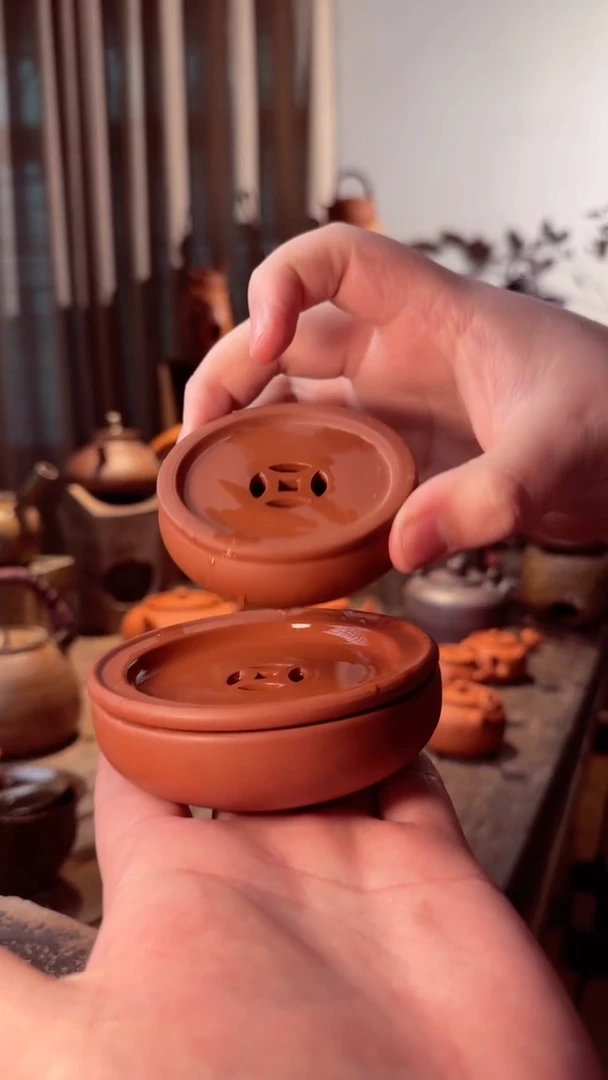 【闪购商品】壶潮州朱泥壶承一中一小叭叭叭